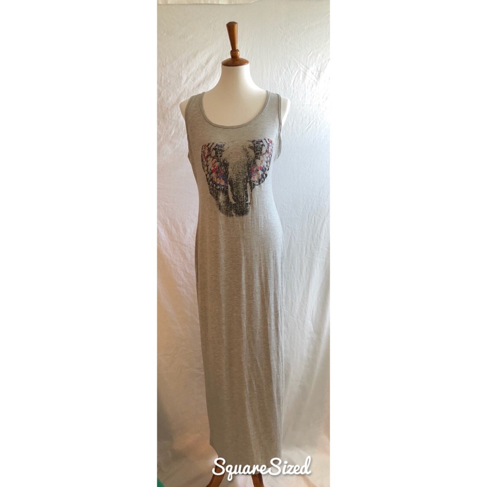 Grey maxi dress